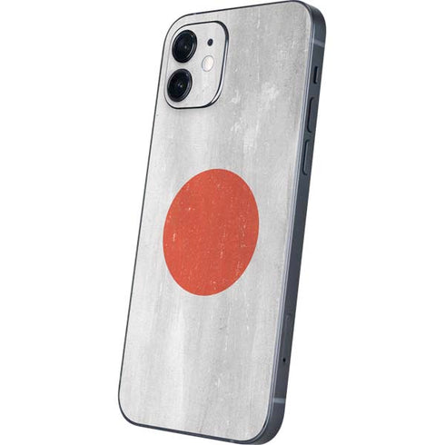 Japanese Flag Distressed iPhone 12 Mini Skin