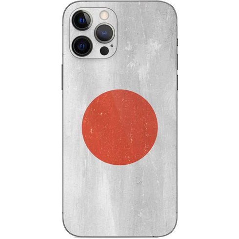 Japanese Flag Distressed iPhone 12 Pro Skin