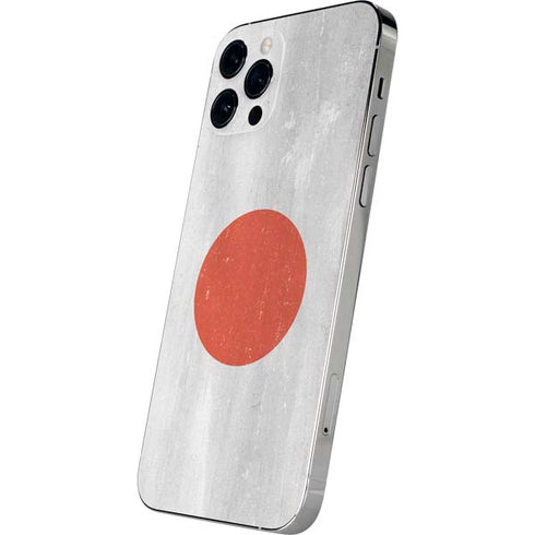 Japanese Flag Distressed iPhone 12 Pro Skin