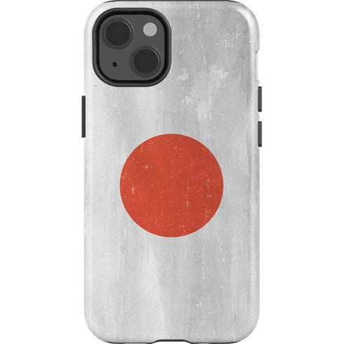 Japanese Flag Distressed iPhone 13 Impact Case