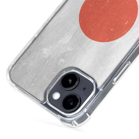 Japanese Flag Distressed iPhone 14 Plus MagSafe Case
