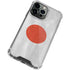Japanese Flag Distressed iPhone 14 Pro Clear Case