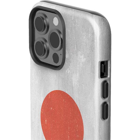 Japanese Flag Distressed iPhone 14 Pro Max Impact Case
