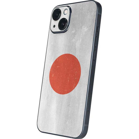 Japanese Flag Distressed iPhone 14 Skin