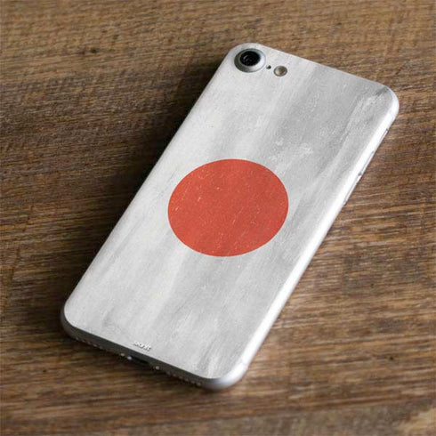 Japanese Flag Distressed iPhone 7 Skin