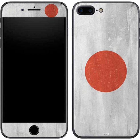 Japanese Flag Distressed iPhone 8 Plus Skin