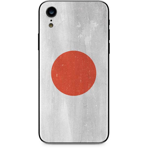 Japanese Flag Distressed iPhone XR Skin