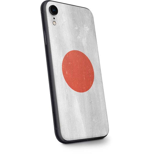 Japanese Flag Distressed iPhone XR Skin