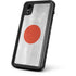 Japanese Flag Distressed iPhone XR Waterproof Case