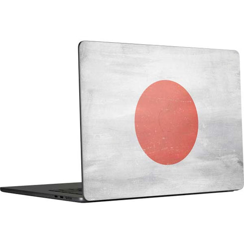 Japanese Flag Distressed MacBook Air 15 in (2023) Skin