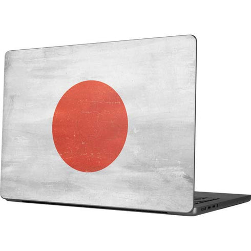 Japanese Flag Distressed MacBook Pro 14in (2021-24) Skin