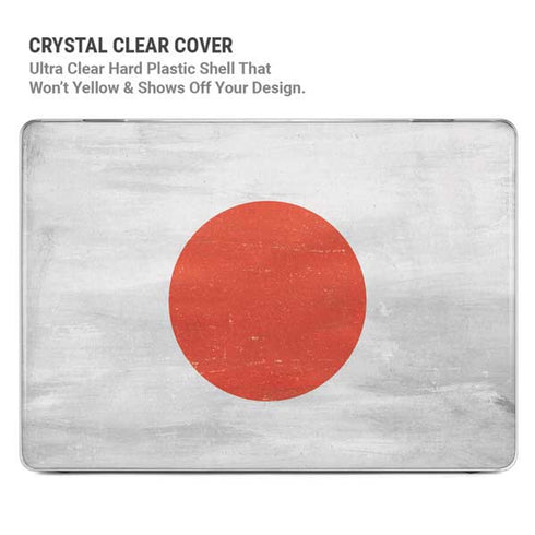 Japanese Flag Distressed MacBook Pro 16in (2021-25) Case plus Skin