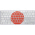 Japanese Flag Distressed Magic Keyboard Skin