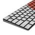 Japanese Flag Distressed Magic Keyboard with Numeric Keypad Skin
