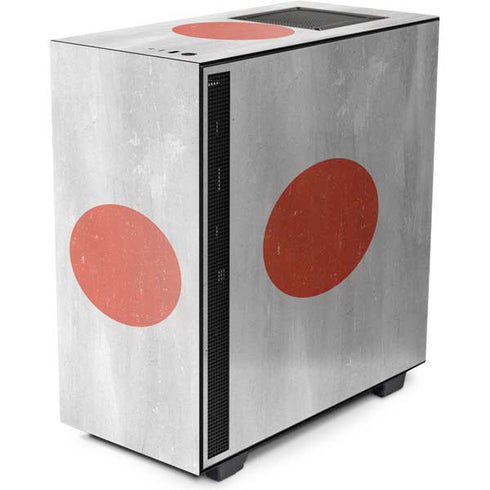 Japanese Flag Distressed NZXT H510 Compact ATX Mid-Tower Case Skin