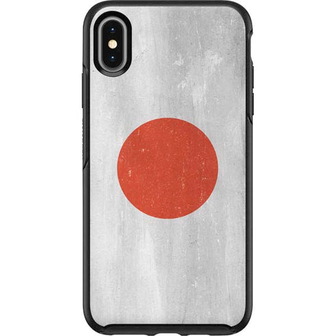 Japanese Flag Distressed Otterbox Symmetry iPhone Skin