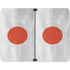 Japanese Flag Distressed Surface Duo Skin
