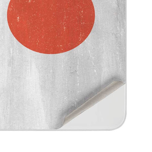 Japanese Flag Distressed Surface Duo Skin