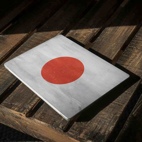 Japanese Flag Distressed Surface Laptop 2 Skin