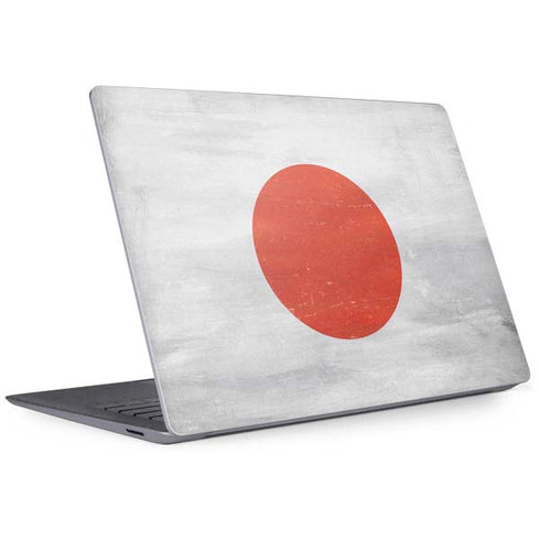 Japanese Flag Distressed Surface Laptop 3 13.5in Skin