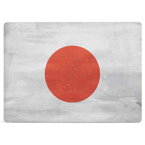 Japanese Flag Distressed Surface Laptop 3 13.5in Skin