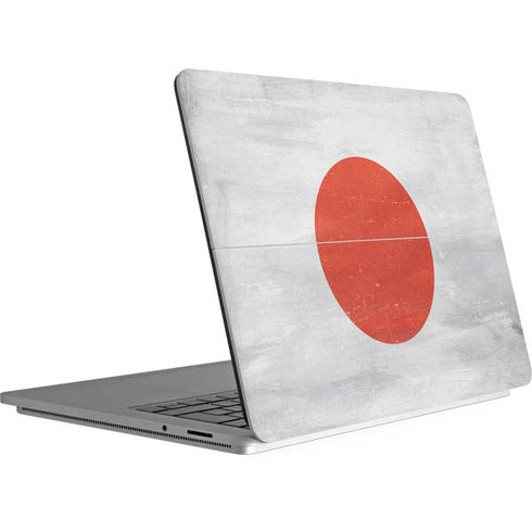 Japanese Flag Distressed Surface Laptop Studio Skin