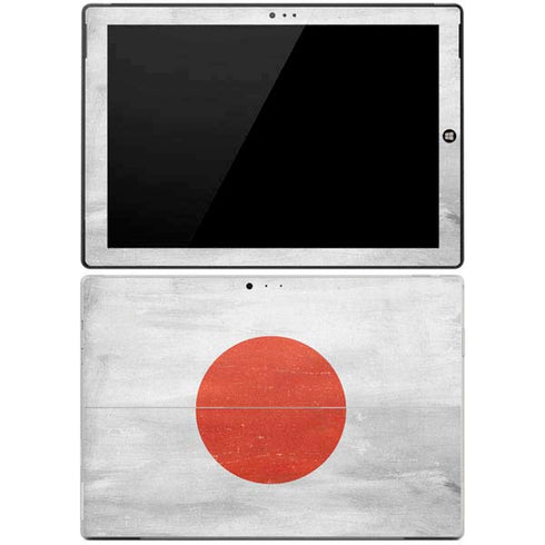 Japanese Flag Distressed Surface Pro 3 Skin