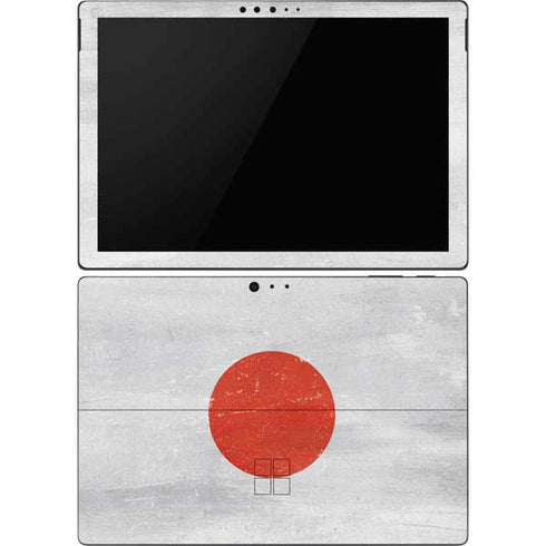 Japanese Flag Distressed Surface Pro 6 Skin