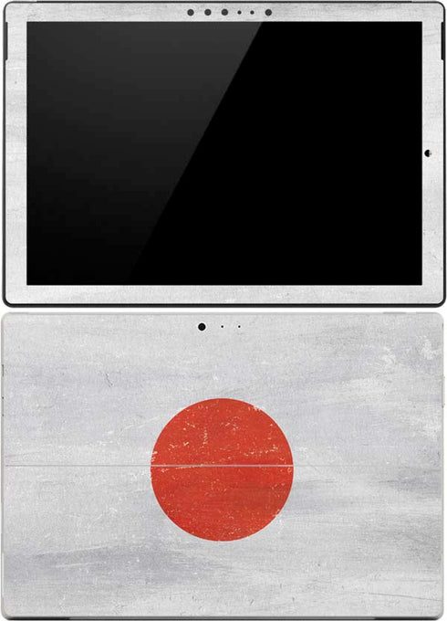 Japanese Flag Distressed Surface Pro (2017) Skin
