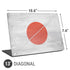 Japanese Flag Distressed Universal Laptop 13in (10.6 x 7.6in) Skin