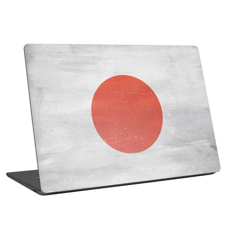 Japanese Flag Distressed Universal Laptop 16.6in (13.4 x 9.7in) Skin