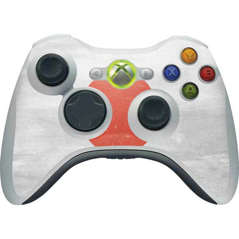 Japanese Flag Distressed Xbox 360 Wireless Controller Skin