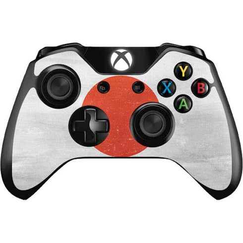 Japanese Flag Distressed Xbox One Controller Skin