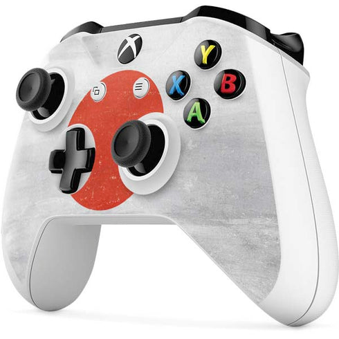 Japanese Flag Distressed Xbox One S Controller Skin