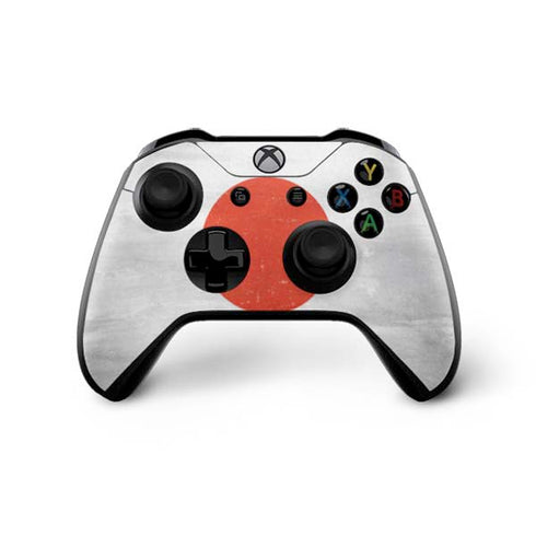 Japanese Flag Distressed Xbox One X Controller Skin