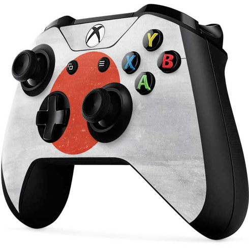 Japanese Flag Distressed Xbox One X Controller Skin