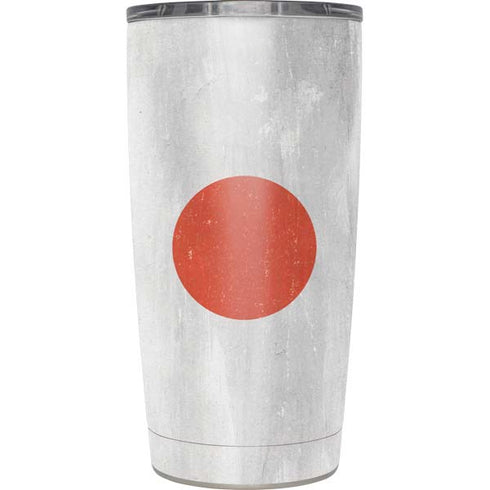 Japanese Flag Distressed Yeti 20oz Tumbler Skin