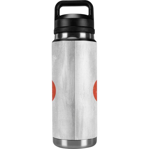 Japanese Flag Distressed YETI Rambler 26oz Bottle Skin