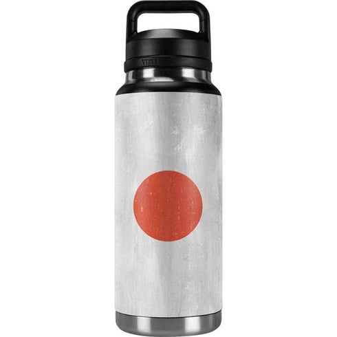Japanese Flag Distressed YETI Rambler 36oz Bottle Skin
