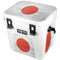Japanese Flag Distressed YETI Roadie 24 Hard Cooler Skin