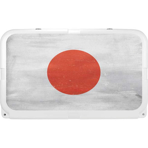 Japanese Flag Distressed YETI Tundra 45 Hard Cooler Skin