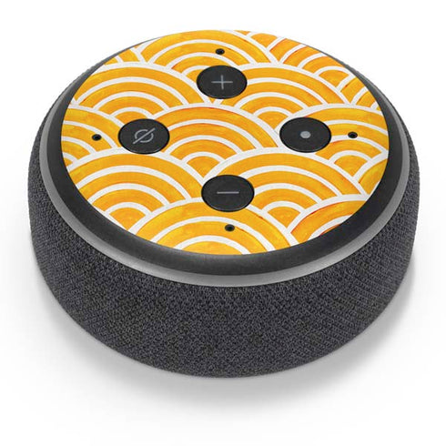 Cat Coq Japanese Wave Amazon Echo Dot Skin