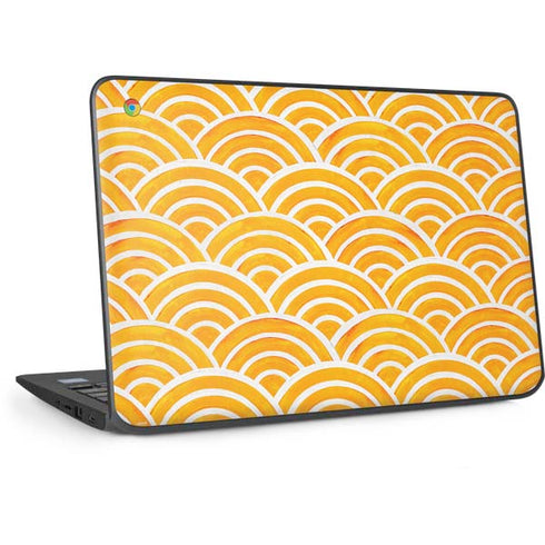 Japanese Wave by Cat Coq HP Chromebook Skin