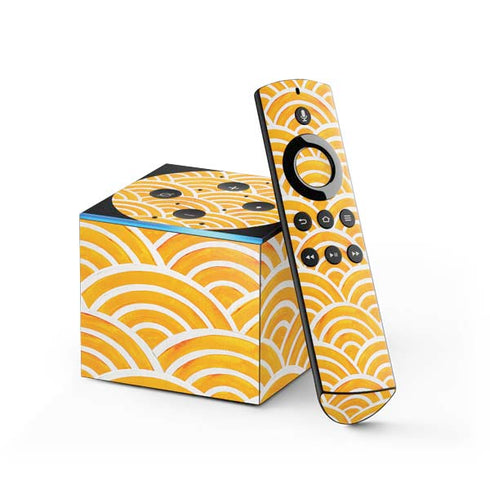Cat Coq Japanese Wave Fire TV Cube Skin