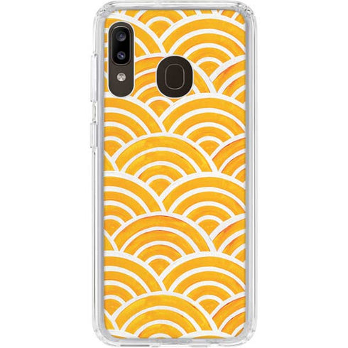 Cat Coq Japanese Wave Galaxy A20 Clear Case