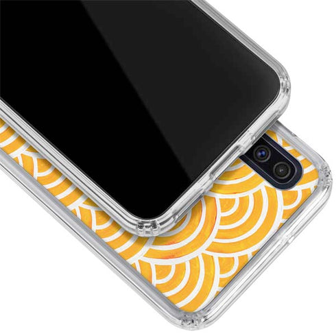 Cat Coq Japanese Wave Galaxy A50 Clear Case