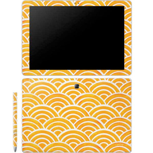 Cat Coq Japanese Wave Galaxy Book 12in Skin