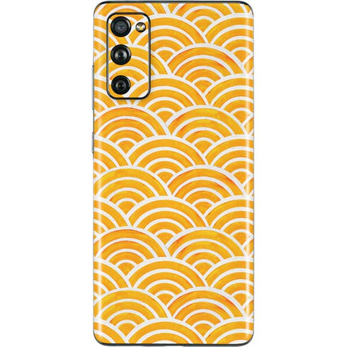 Cat Coq Japanese Wave Galaxy S20 Fan Edition Skin