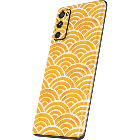 Cat Coq Japanese Wave Galaxy S20 Fan Edition Skin
