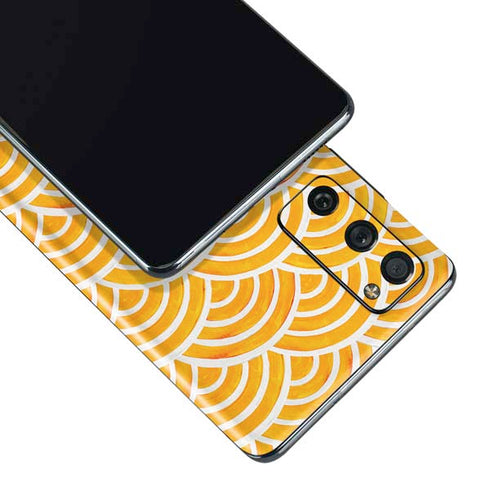 Cat Coq Japanese Wave Galaxy S20 Fan Edition Skin
